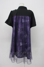 画像2: axes femme / ステラプリントミニワンピース  パープル T-26-04-29-044-AX-OP-IG-ZT (2)