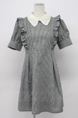 画像1: evelyn / ビジューパール襟ワンピース  クロ T-26-04-29-045-LO-OP-OW-ZT (1)