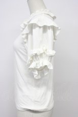 画像3: axes femme kawaii / フリルリボン半袖カットプル  シロ T-26-04-29-006-AX-TO-IG-ZT (3)
