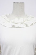 画像5: axes femme kawaii / フリルリボン半袖カットプル  シロ T-26-04-29-006-AX-TO-IG-ZT (5)