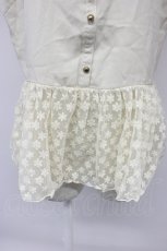 画像5: LIZ LISA / フラワーレースペプラムブラウス  アイボリー T-26-04-29-009-LO-BL-OW-ZT (5)