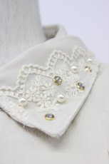 画像6: LIZ LISA / フラワーレースペプラムブラウス  アイボリー T-26-04-29-009-LO-BL-OW-ZT (6)