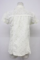 画像2: LIZ LISA / レース切り替えブラウス  シロ T-26-04-29-010-LO-BL-OW-ZT (2)