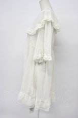 画像3: axes femme / レース×チュール楊柳ガウン F キナリ T-26-04-29-011-AX-TO-OW-ZT (3)