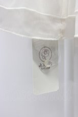 画像5: axes femme / レース×チュール楊柳ガウン F キナリ T-26-04-29-011-AX-TO-OW-ZT (5)