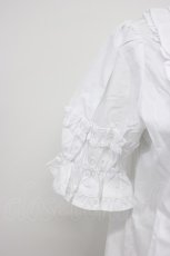 画像6: Chalmiere / スクエア開きコットンブラウス M シロ T-26-04-29-001-0-BL-OW-ZT (6)