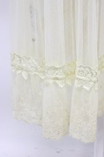 画像3: axes femme / ガウン風レースロングカーデイガン M キナリ T-26-04-29-012-AX-TO-OW-ZT (3)