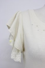 画像6: axes femme / 袖プチバラ使いトップス M キナリ T-26-04-29-013-AX-TO-OW-ZT (6)