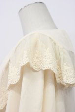 画像5: axes femme kawaii / マリアンヌブラウス M キナリ T-26-04-29-015-AX-BL-OW-ZT (5)