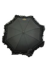 画像2: BABY,THE STARS SHINE BRIGHT / レース&フリルアンブレラ  ブラック T-26-04-30-014-BA-ZA-SZ-ZT (2)