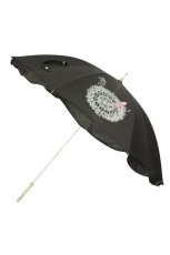 画像1: ALGONQUINS / clockプリント傘  ブラック T-26-04-30-015-AL-ZA-SZ-ZT (1)