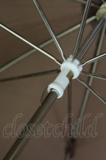 画像6: BABY,THE STARS SHINE BRIGHT / レース&フリルアンブレラ  ブラウン T-26-04-30-012-BA-ZA-SZ-ZT (6)