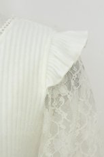 画像3: Secret Honey / 薔薇刺繍レーススリーブプルオーバー  シロ T-26-05-02-003-CA-TO-OW-ZT (3)