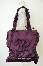 画像1: ATELIER PIERROT / Romantic Ribbon Tote Bag  パープル T-26-05-02-010-EL-BG-TE-ZT (1)