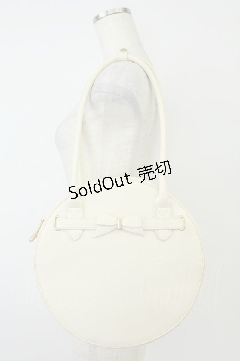画像1: ｍ petit by misako / AMサークルリボントートバッグ  アイボリー T-26-05-02-021-LO-BG-SA-ZTK040 (1)