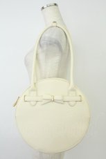 画像1: ｍ petit by misako / AMサークルリボントートバッグ  アイボリー T-26-05-02-021-LO-BG-SA-ZT (1)