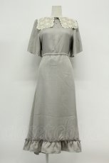 画像1: m petit by misako / レースセーラー襟ワンピース M グレー T-26-05-05-023-LO-OP-OW-ZT (1)