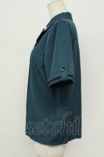 画像3: axes femme / メタル×タイ付き連釦ブラウス L グリーン T-26-05-05-010-AX-BL-IG-ZT (3)