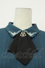 画像5: axes femme / メタル×タイ付き連釦ブラウス L グリーン T-26-05-05-010-AX-BL-IG-ZT (5)