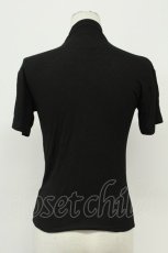 画像2: LISTEN FLAVOR / BASIC メルティムーン刺繍リブ トップス  ブラック T-26-05-05-011-PU-TO-IG-ZT (2)