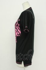 画像3: ALGONQUINS / ショルダージップTシャツ  ブラック×ピンク T-26-05-05-013-AL-TS-IG-ZT (3)