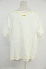 画像2: PINK HOUSE / ひまわりモチーフカットソー  アイボリー T-26-05-09-003-LO-TS-IG-ZT (2)