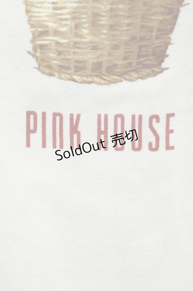 画像3: PINK HOUSE / ひまわりモチーフカットソー  アイボリー T-26-05-09-003-LO-TS-IG-ZT672 (3)