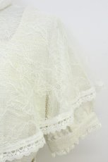 画像3: Rojita / トリプルリボンツイードケープワンピース F アイボリー T-26-05-09-033-LO-OP-OW-ZT (3)