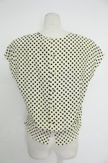 画像2: INGEBORG / ピンタックドットブラウス  アイボリー T-26-05-09-012-LO-BL-OW-ZT (2)
