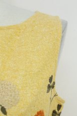 画像3: TOMATSU / フラワー刺繍ノースリーブ 38 イエロー T-26-05-09-014-LO-TO-IG-ZT (3)
