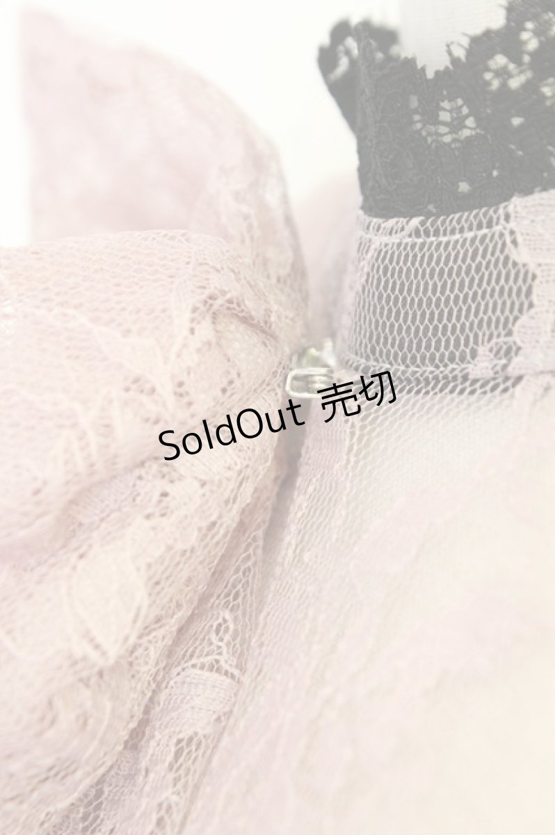 画像3: DearMyLove / リボン2setレースフリルブラウス 3L ピンク T-26-05-09-015-GO-BL-OW-ZT (3)