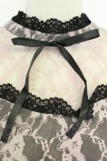 画像4: DearMyLove / リボン2setレースフリルブラウス 3L ピンク T-26-05-09-015-GO-BL-OW-ZT (4)