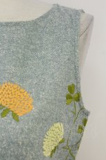 画像3: TOMATSU / フラワー刺繍ノースリーブ 38 ブルー T-26-05-09-018-LO-TO-IG-ZT (3)