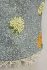 画像4: TOMATSU / フラワー刺繍ノースリーブ 38 ブルー T-26-05-09-018-LO-TO-IG-ZT (4)