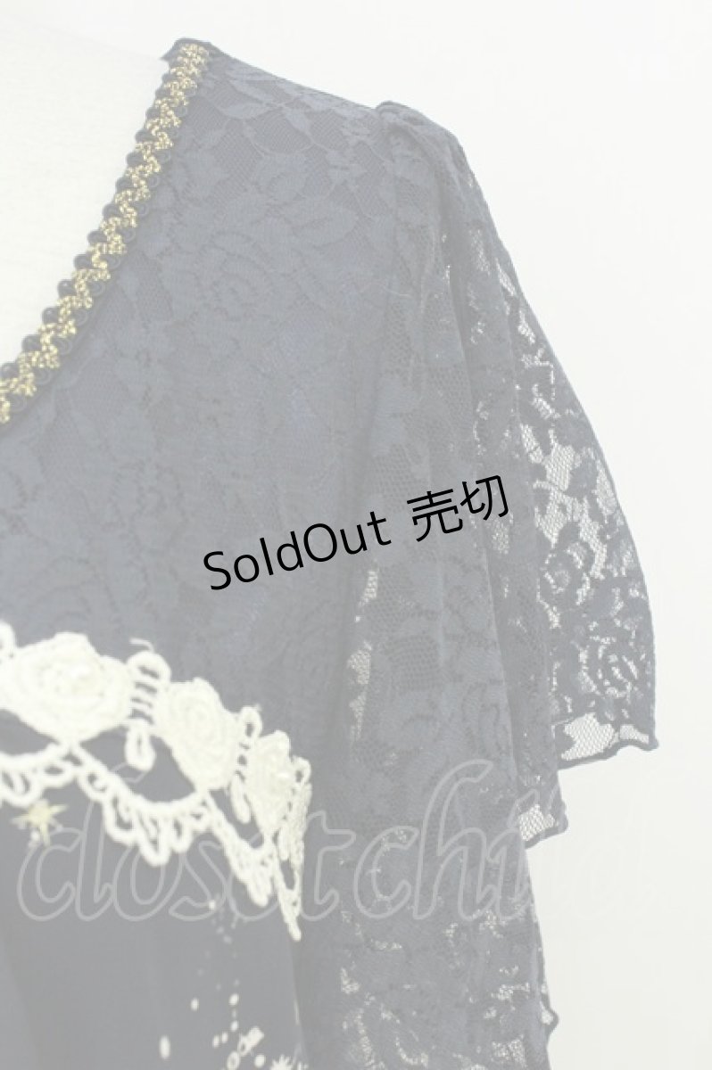 画像3: axes femme / 星座柄シフォンプルオーバー  ネイビー T-26-05-13-023-AX-TO-SA-ZT677 (3)