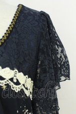 画像3: axes femme / 星座柄シフォンプルオーバー  ネイビー T-26-05-13-023-AX-TO-SA-ZT (3)
