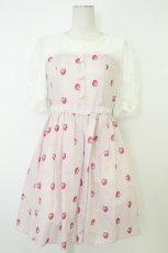 画像1: mille fille closet / MeltyStrawberryワンピース M ピンク T-26-05-13-031-LO-OP-OW-ZT (1)