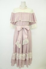 画像1: axes femme POETIQUE / ボリューム袖チュニック  ピンク T-26-05-13-032-AX-OP-SA-ZT (1)