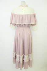 画像2: axes femme POETIQUE / ボリューム袖チュニック  ピンク T-26-05-13-032-AX-OP-SA-ZT (2)