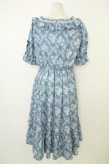 画像2: axes femme kawaii / クラシックローズワンピース M ブルー T-26-05-13-034-AX-OP-OW-ZT (2)