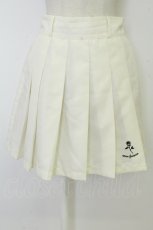 画像1: axes femme /  刺繍入プリーツキュロット  キナリ T-26-05-13-041-AX-PA-SA-ZT (1)