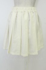 画像2: axes femme /  刺繍入プリーツキュロット  キナリ T-26-05-13-041-AX-PA-SA-ZT (2)