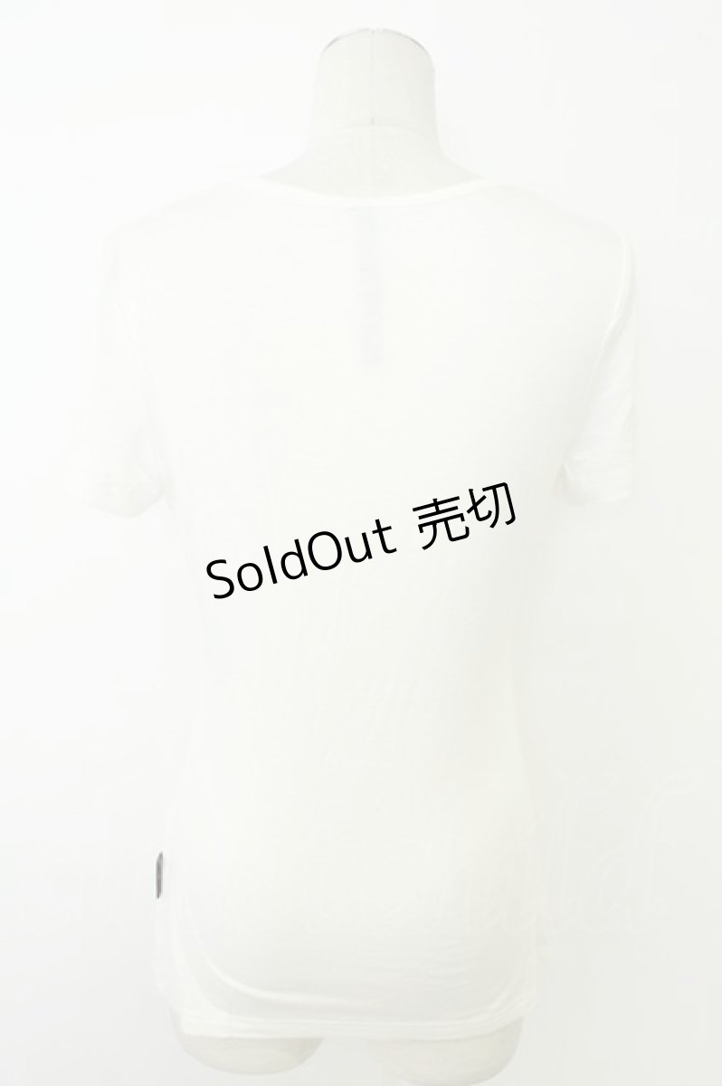 画像2: Ozz Croce / 刺繍入りプリントTシャツ  ホワイト T-26-05-13-006-OO-TS-IG-ZT (2)
