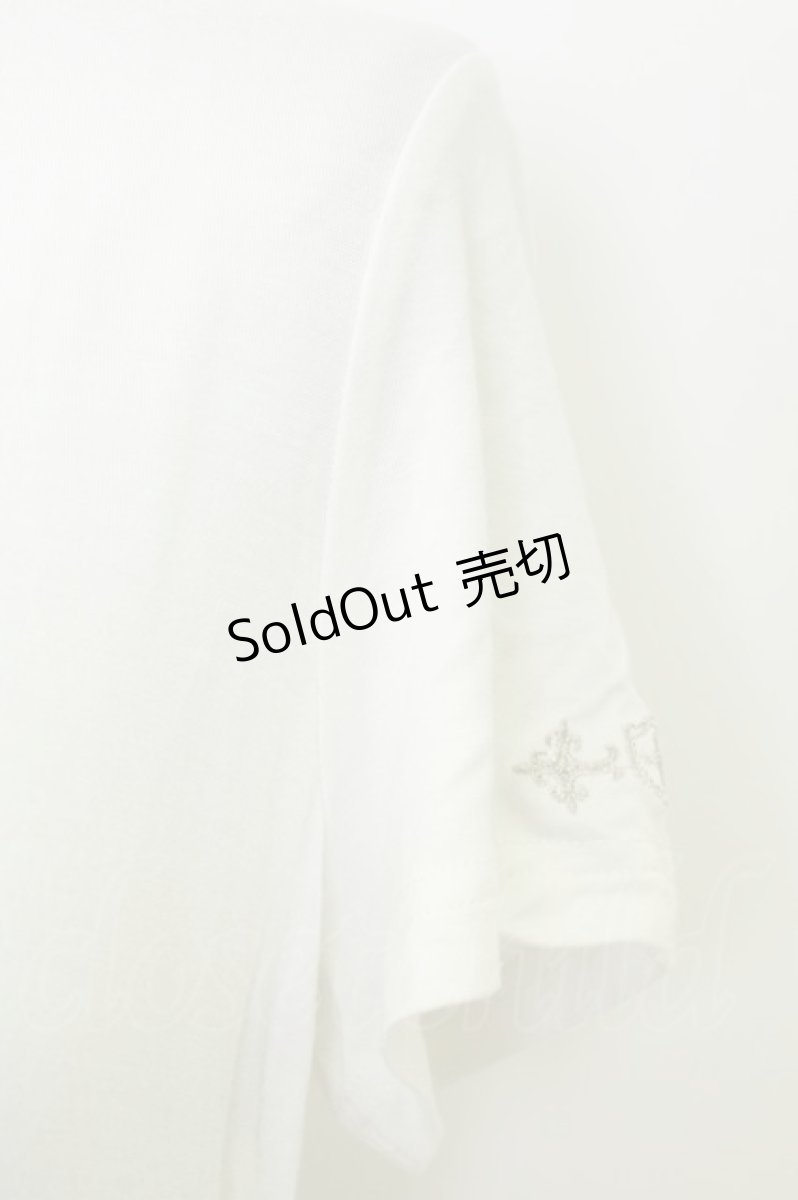 画像4: Ozz Croce / 刺繍入りプリントTシャツ  ホワイト T-26-05-13-006-OO-TS-IG-ZT (4)