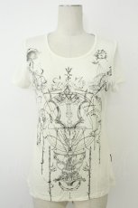 画像1: Ozz Croce / 魔法陣プリントTシャツ  オフホワイト T-26-05-13-007-OO-TS-IG-ZT (1)