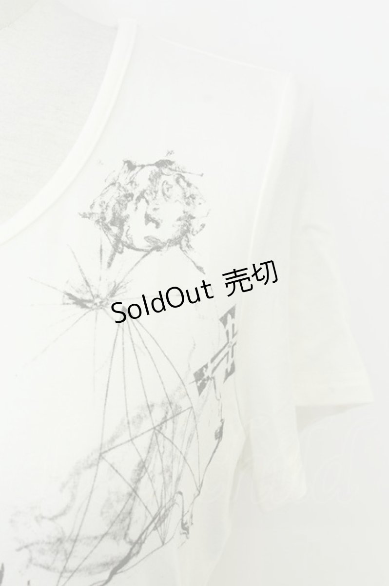 画像3: Ozz Croce / 魔法陣プリントTシャツ  オフホワイト T-26-05-13-007-OO-TS-IG-ZT (3)