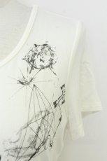 画像3: Ozz Croce / 魔法陣プリントTシャツ  オフホワイト T-26-05-13-007-OO-TS-IG-ZT (3)