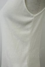 画像4: axes femme / 吸水速乾フラワーレースタンク F シロ T-26-05-13-002-AX-TO-OW-ZT (4)
