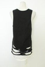 画像2: CIVARIZE / オパールダメージロングタンクトップ 44 黒Ｘ白 T-26-05-13-021-PU-TO-SA-ZT (2)