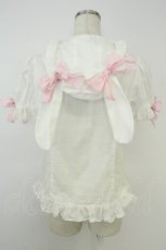 画像2: Angelic Pretty / Lovelyうさぎちゃんブラウス  白Ｘピンク T-26-05-31-003-AP-BL-SA-ZT (2)